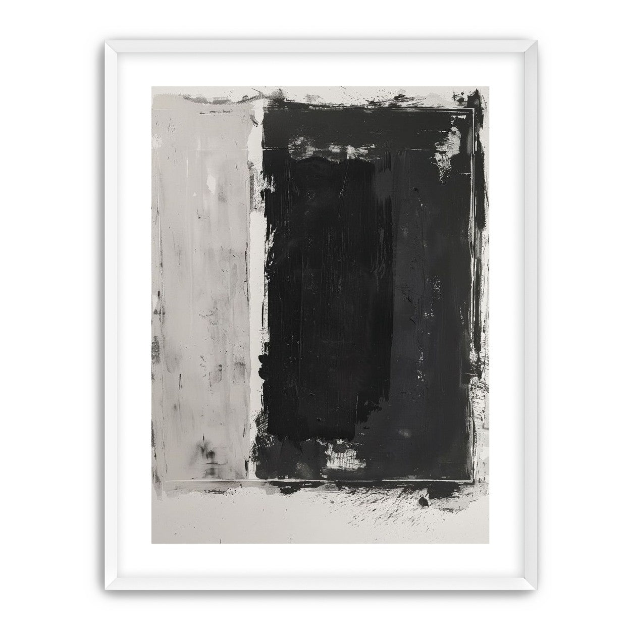 Black weight on gray ground