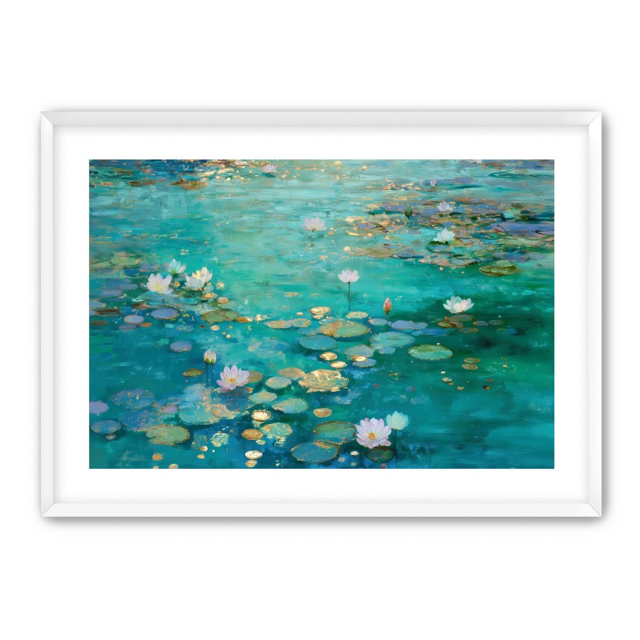 Quiet Gold on Blue Water