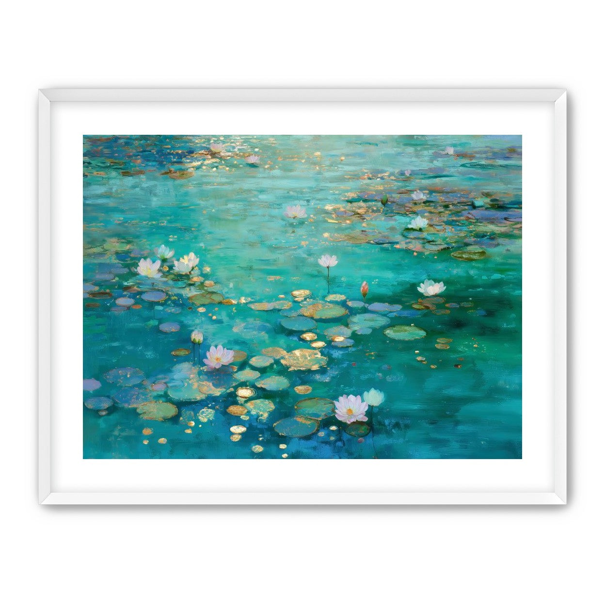 Quiet Gold on Blue Water