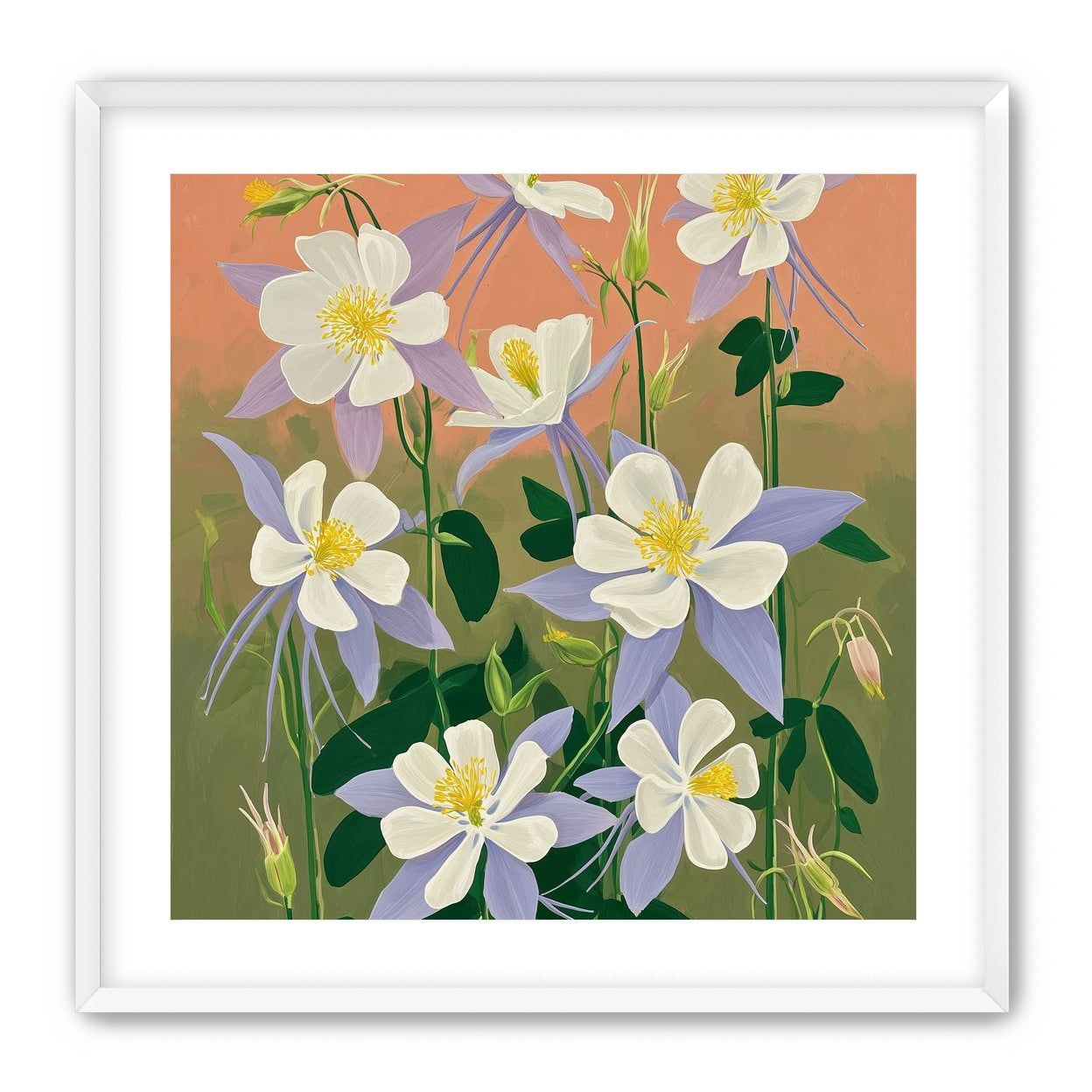 Evening Color in the Flowers