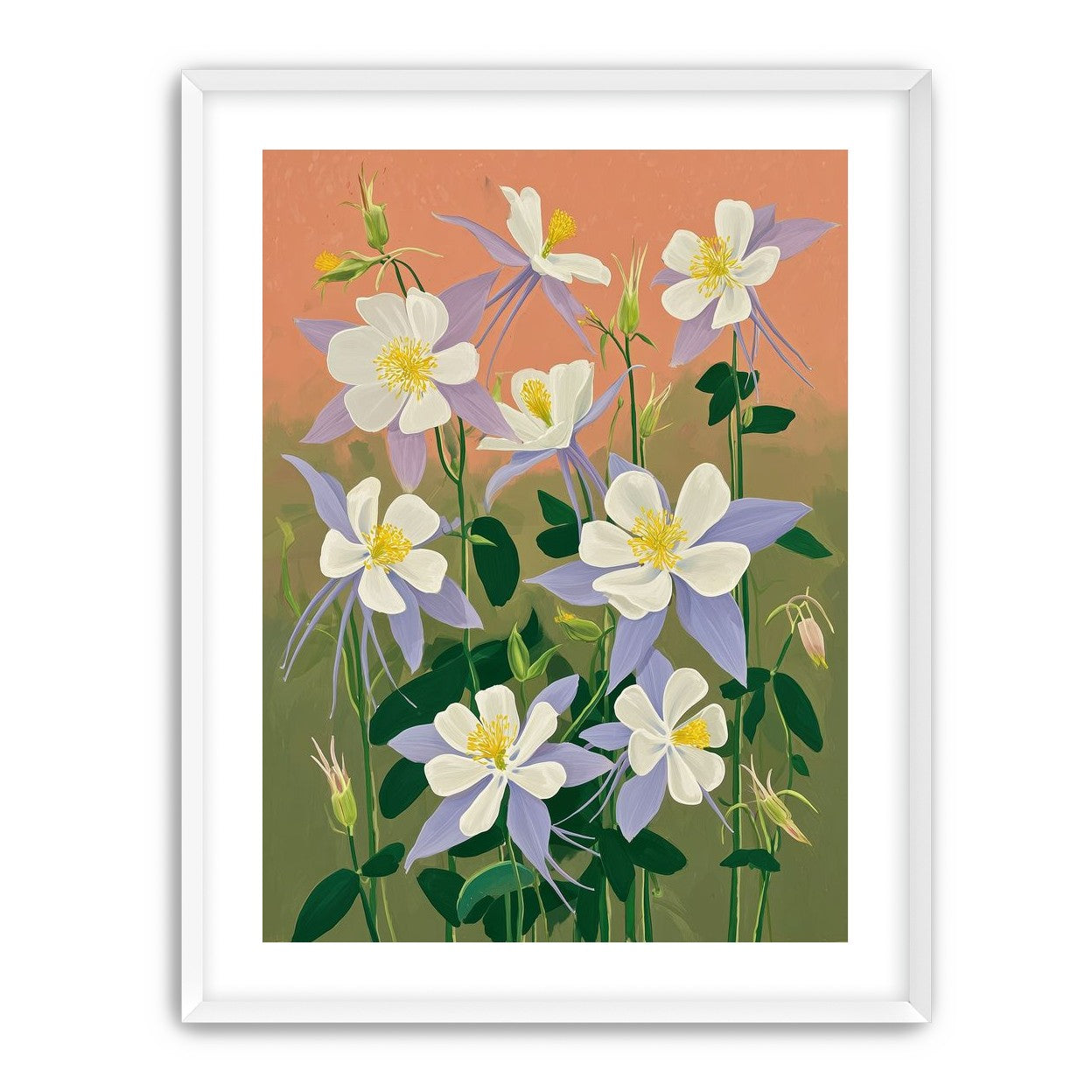 Evening Color in the Flowers