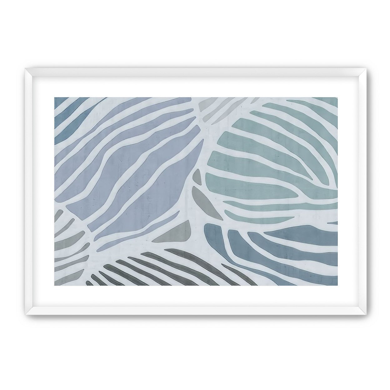 Graphic Leafs, Blue