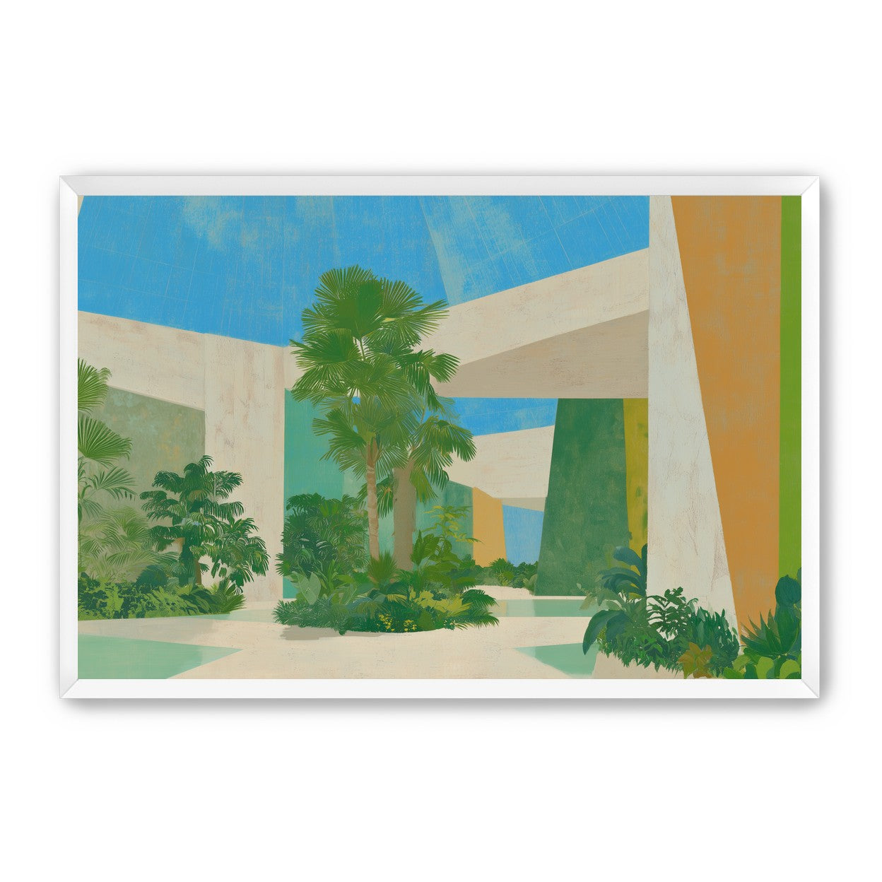 Palm shade in the atrium