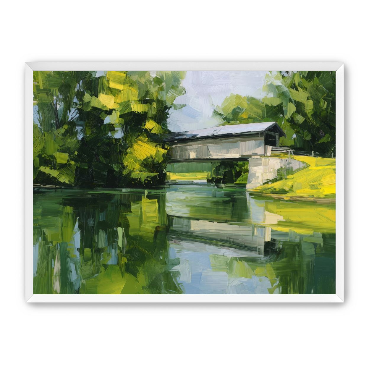Covered Bridge in Summer