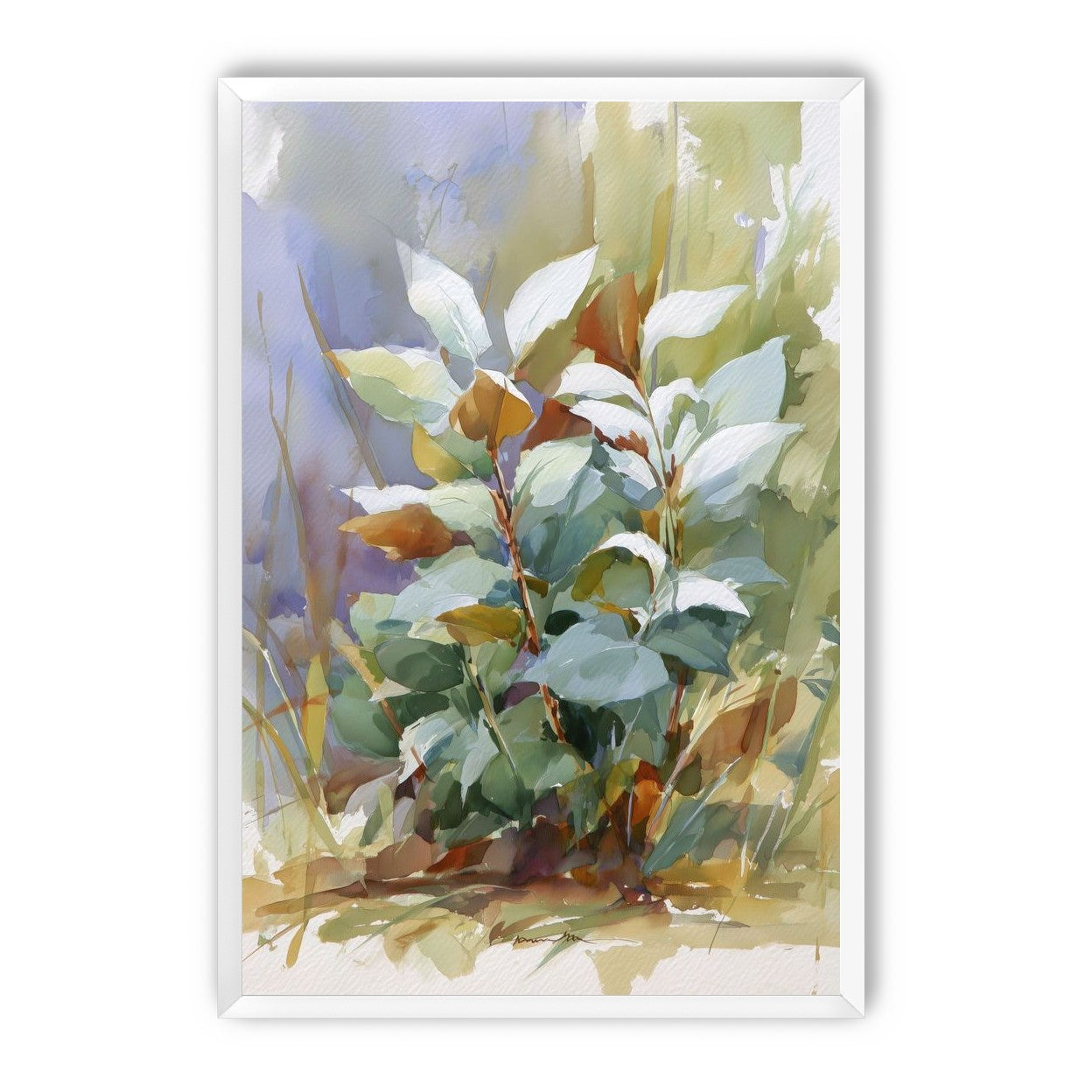 Layered Leaves in Soft Light