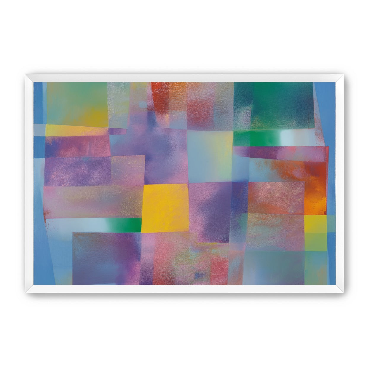 Blue border and drifting blocks