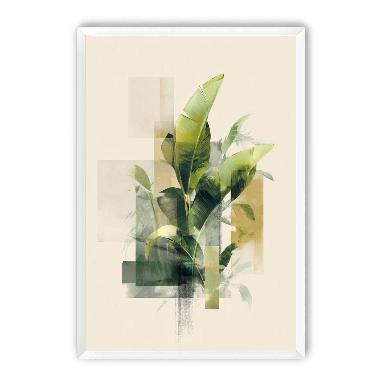 Leaves through quiet panels