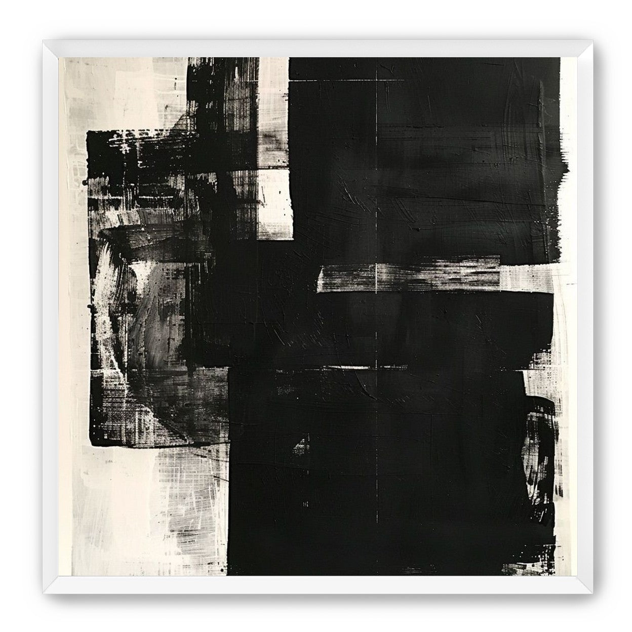 Black weight on pale ground