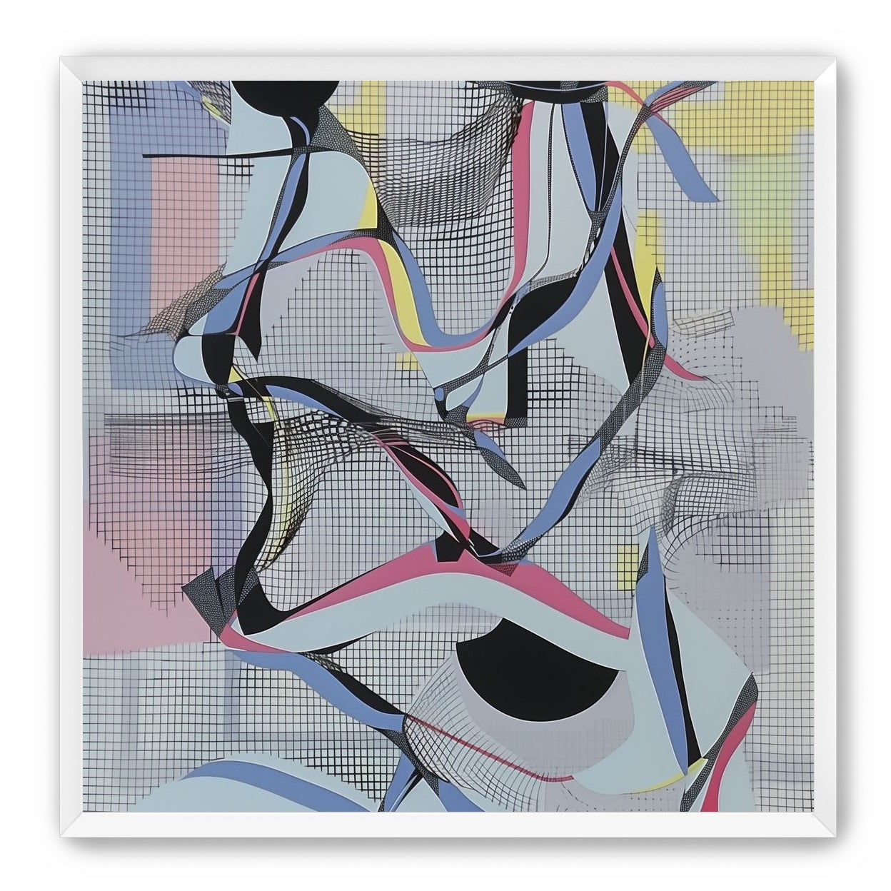 Ribbons snagged in the grid