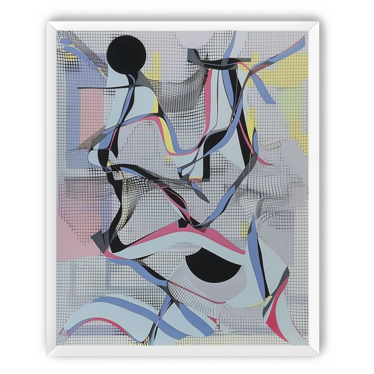 Ribbons snagged in the grid