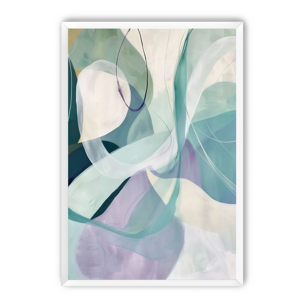 Teal and Lavender Arcs