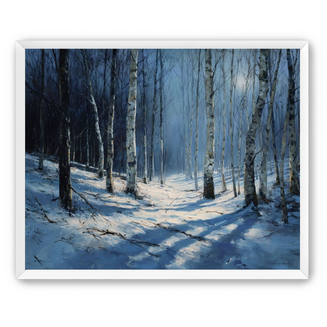 Silence Held in Blue