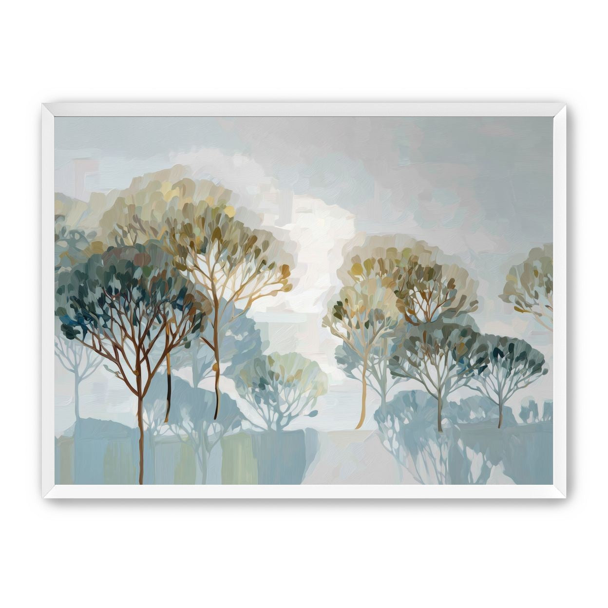 Tree Canopies in Soft Rows