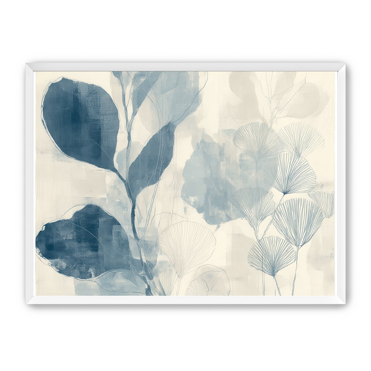 Pale leaves and fans
