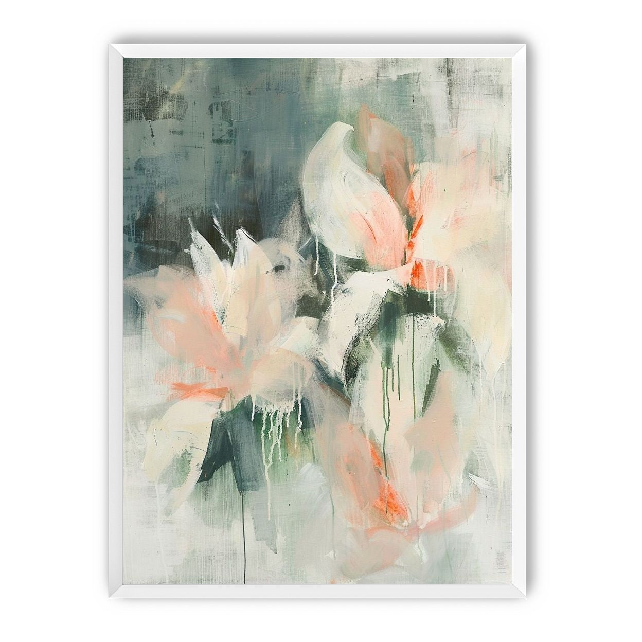 Drips on pale petals
