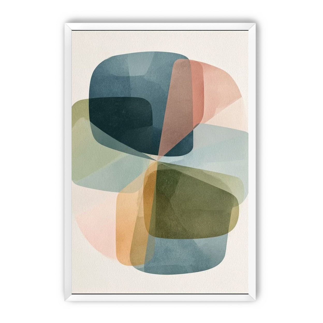 Teal turns through ochre