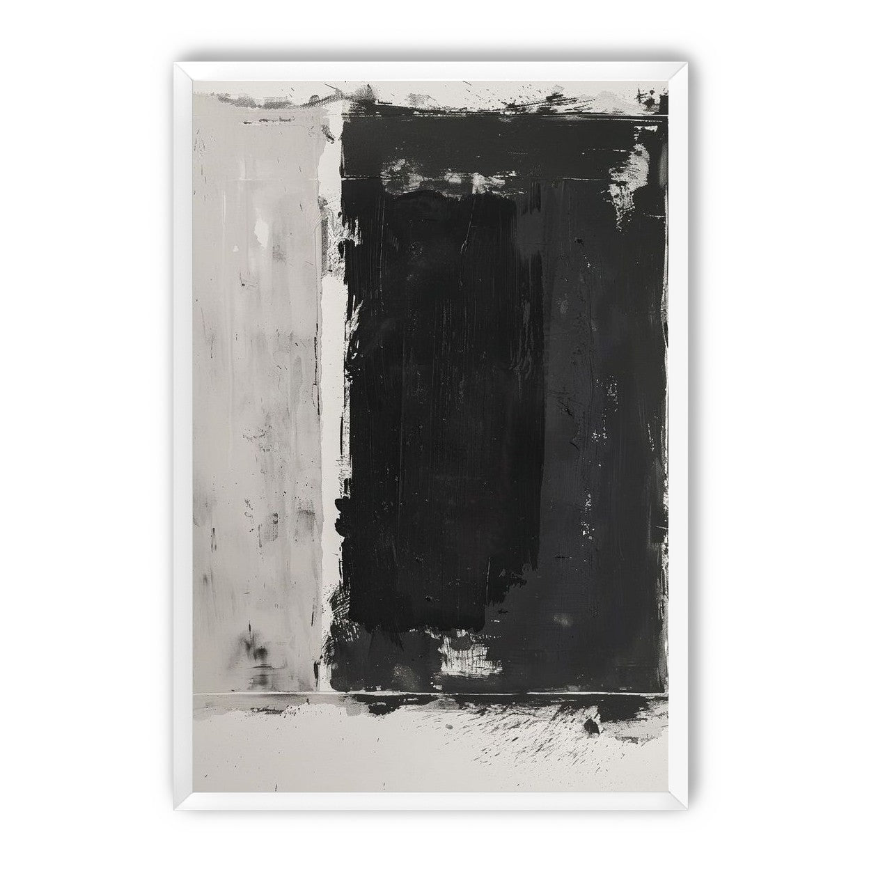 Black weight on gray ground