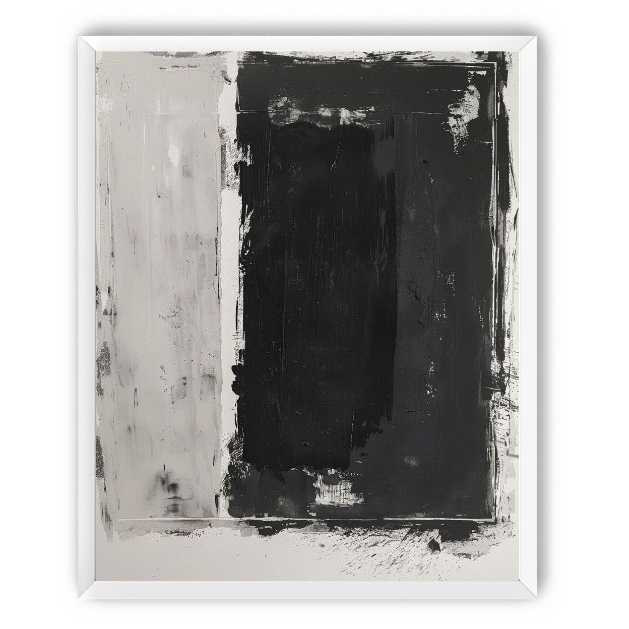 Black weight on gray ground