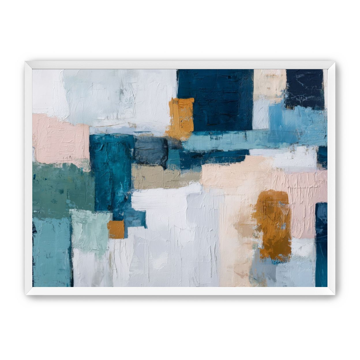 Offset Blocks Across White