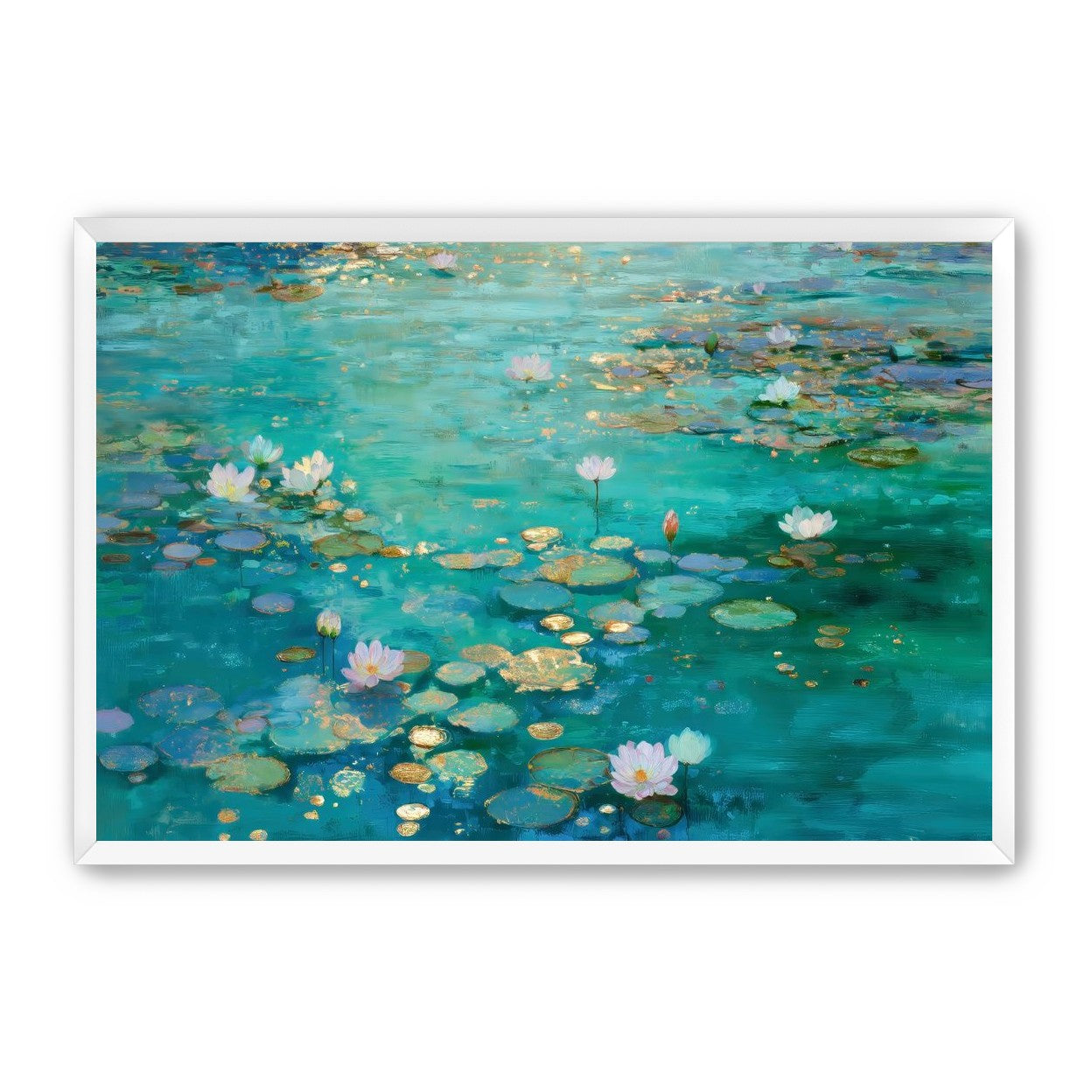 Quiet Gold on Blue Water