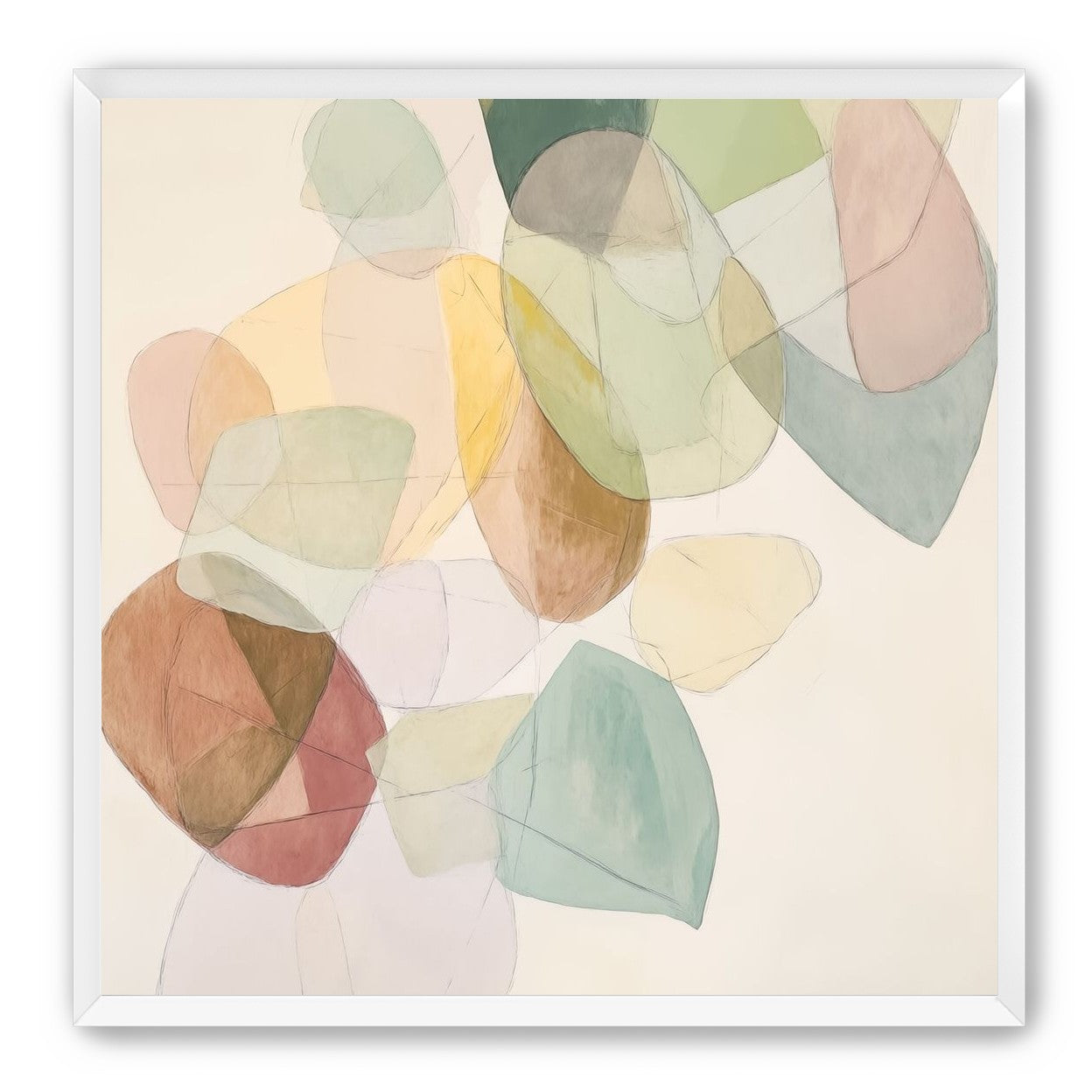 Layered Forms on Paper