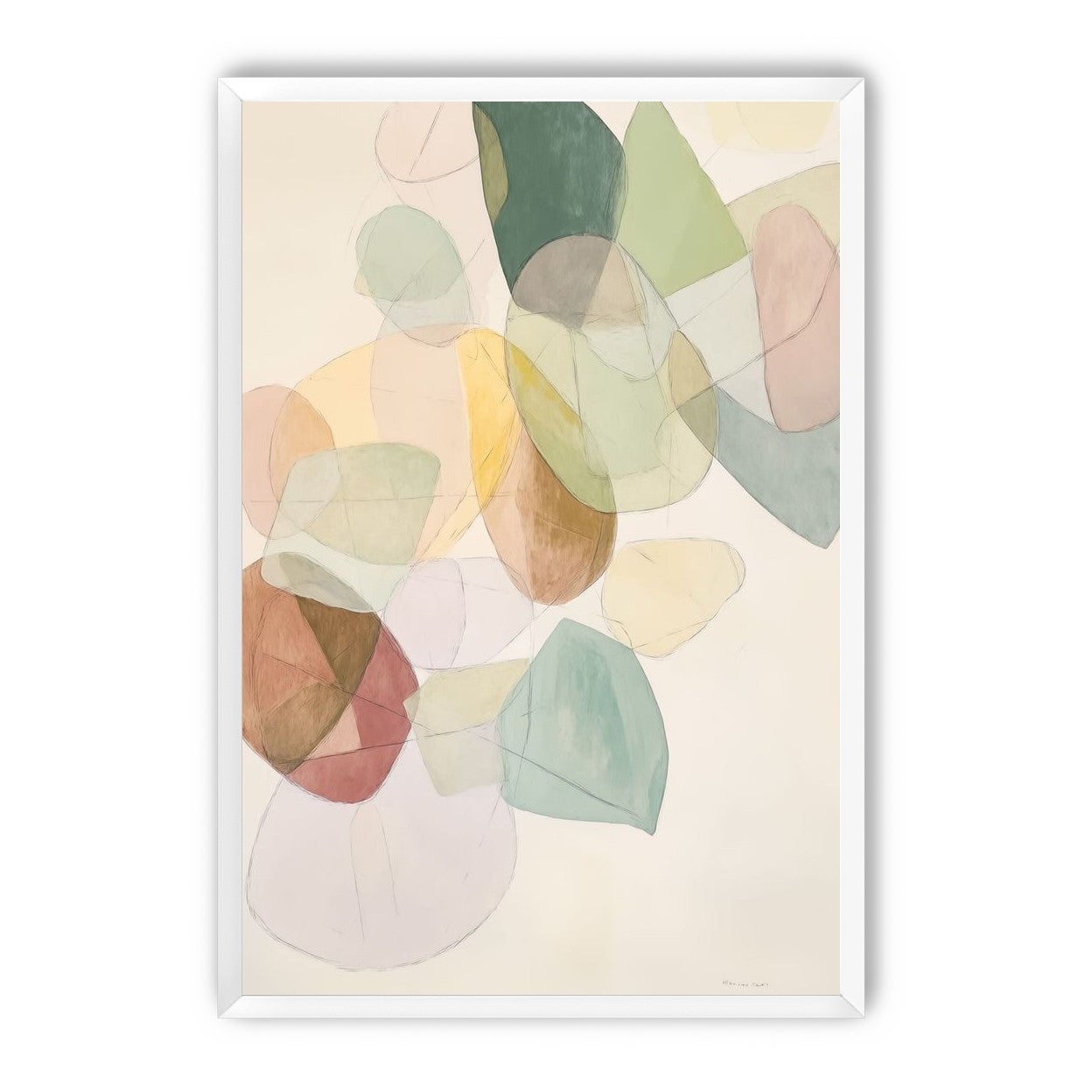 Layered Forms on Paper