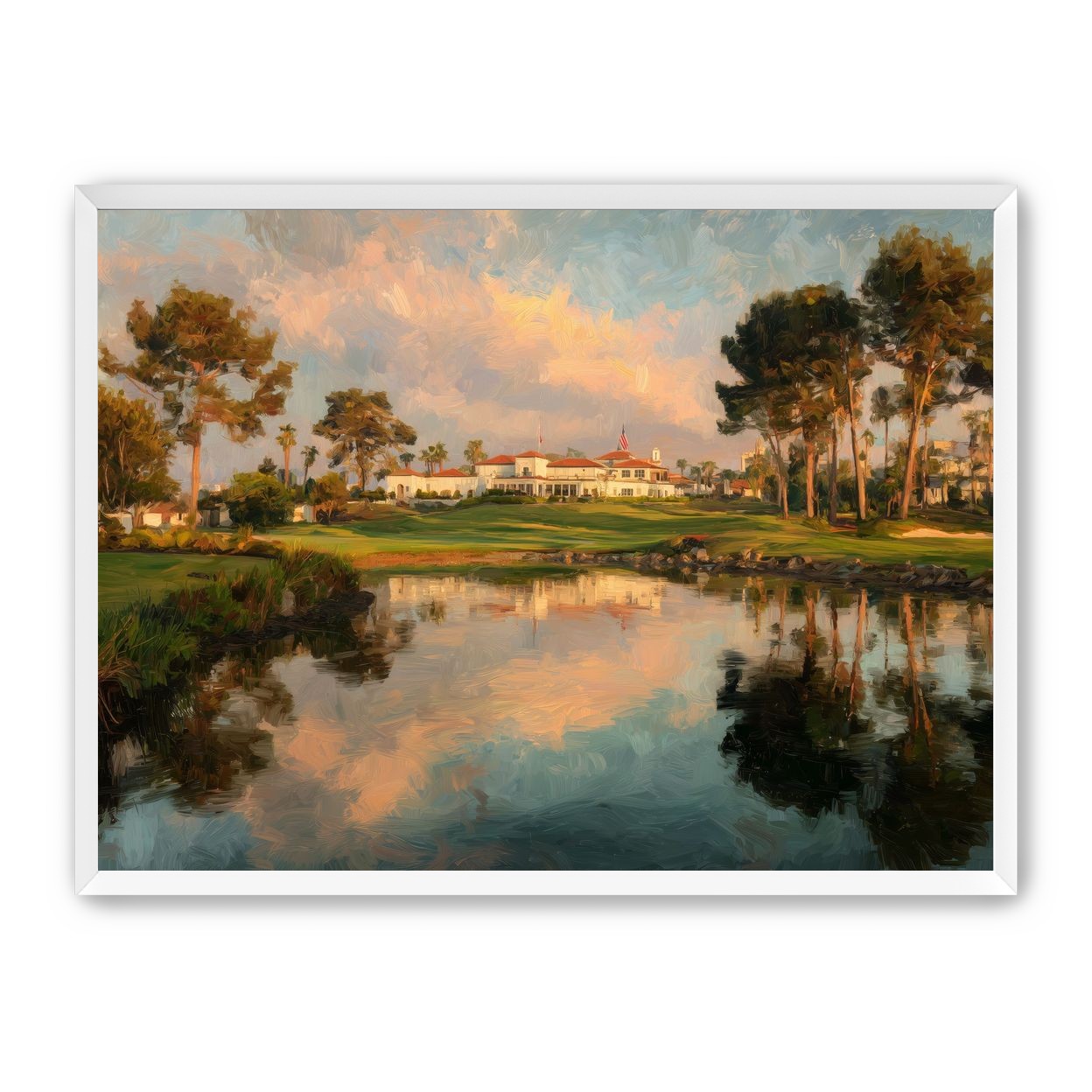 Afternoon Light on the Clubhouse