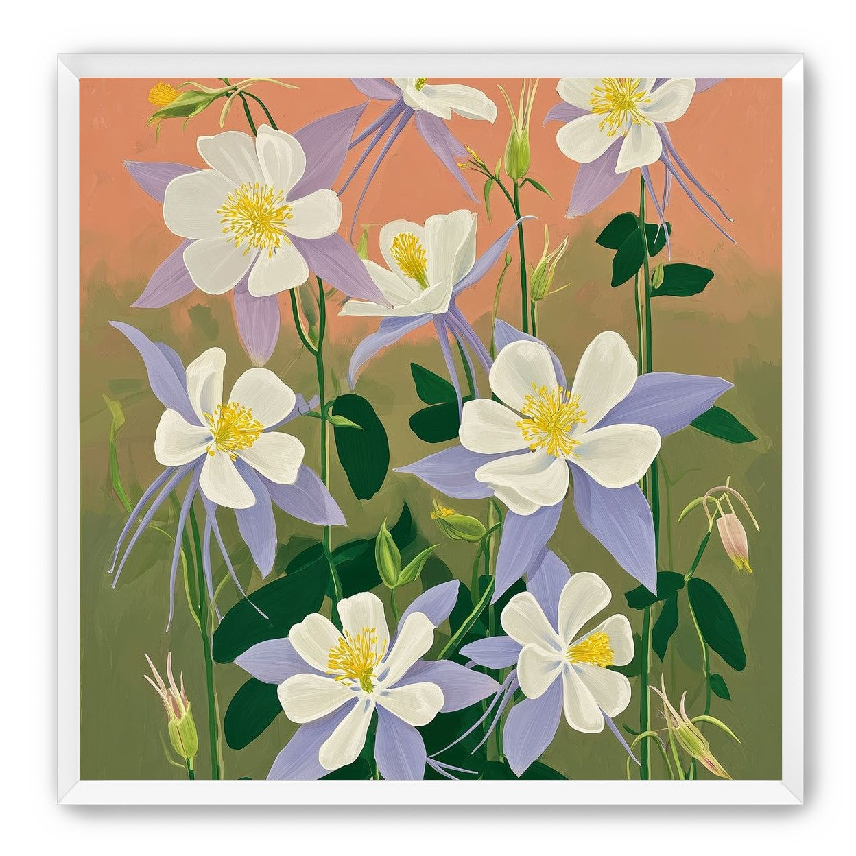Evening Color in the Flowers