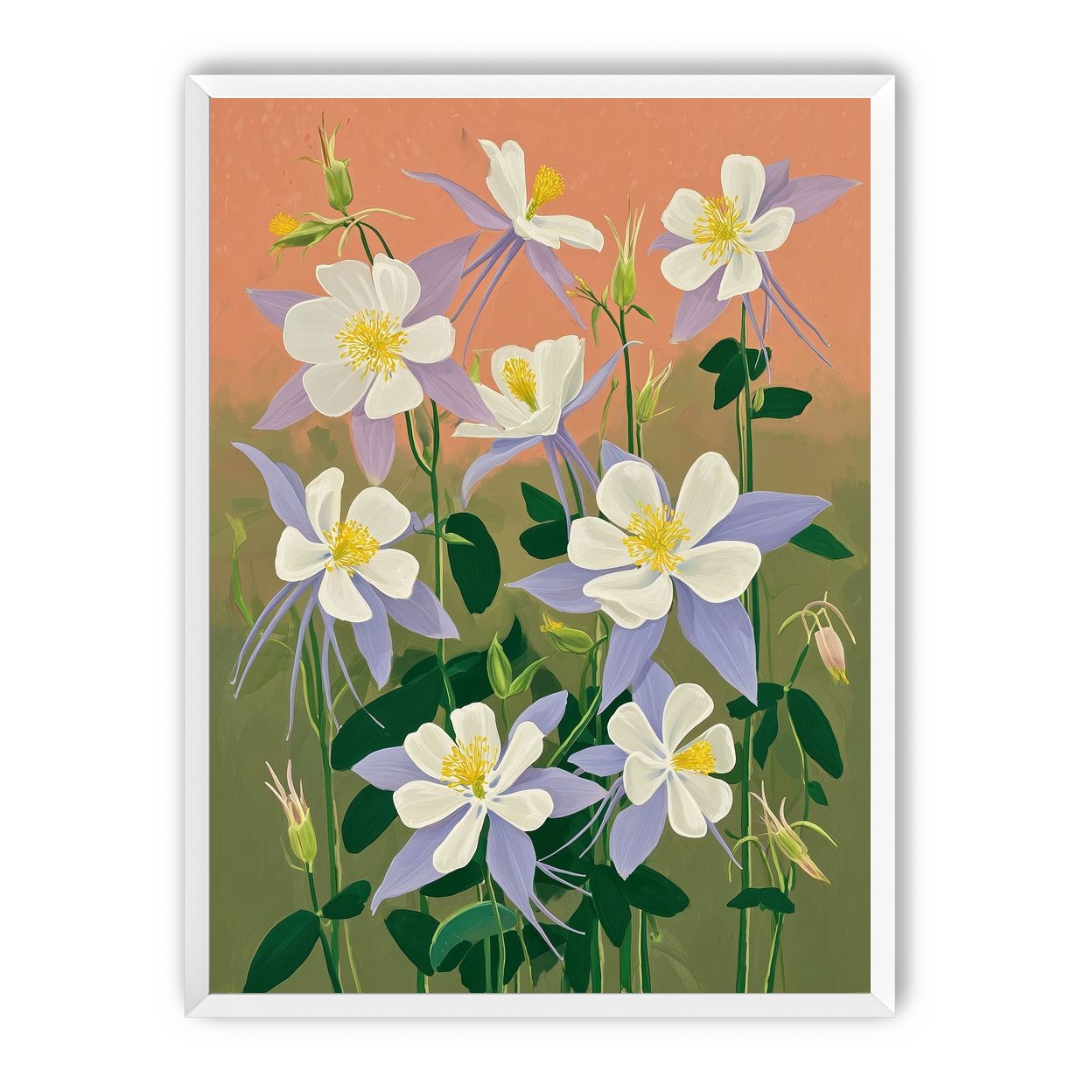 Evening Color in the Flowers