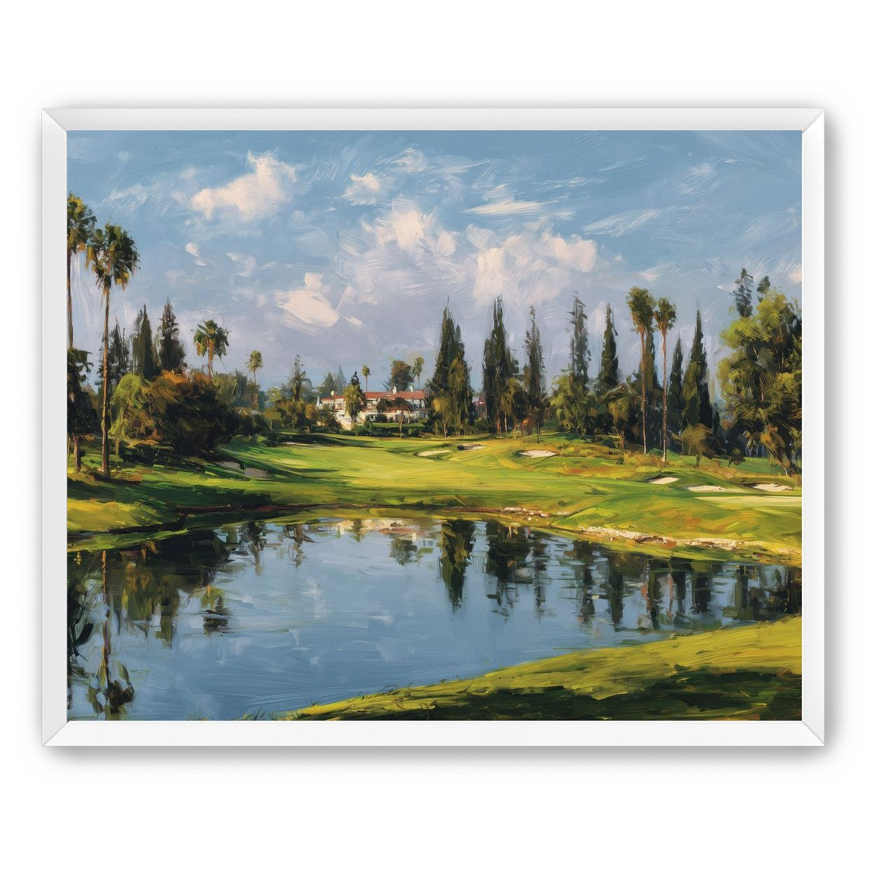 Still Water in Front of the Green