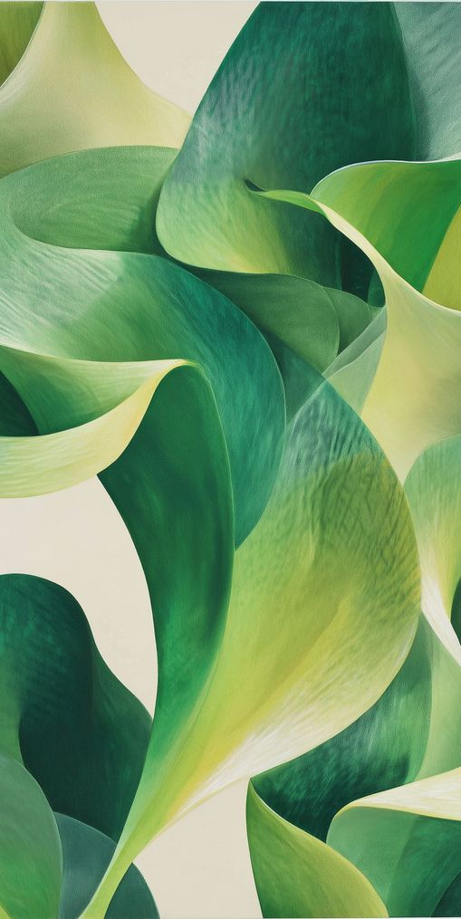 Green light in the lilies