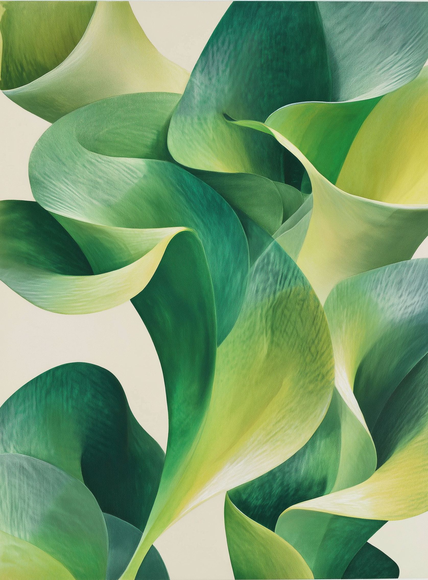 Green light in the lilies