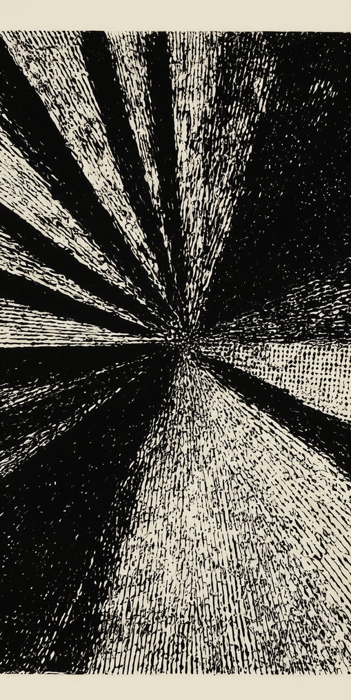 Black rays into grain