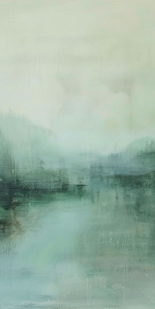 Misty harbor with boats