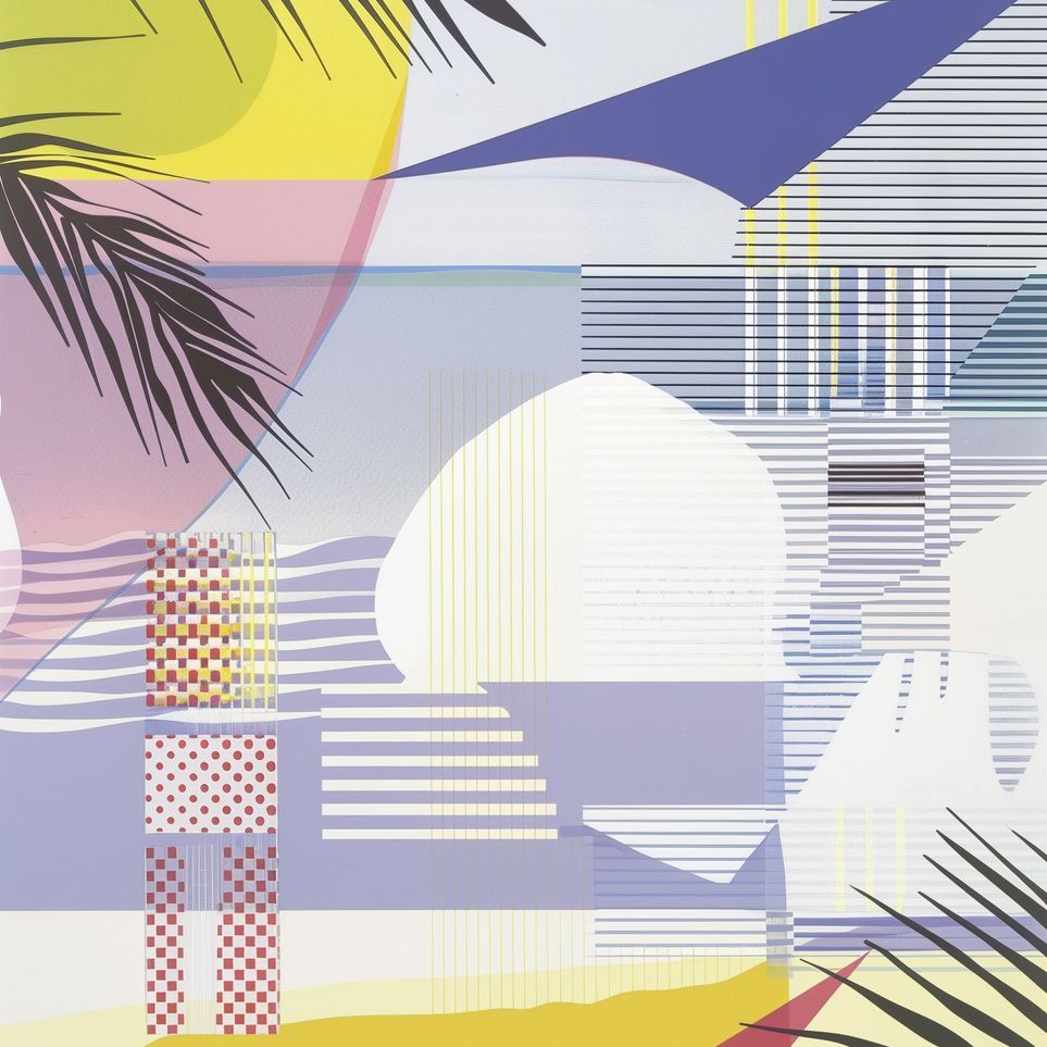 Layered stripes and color fields