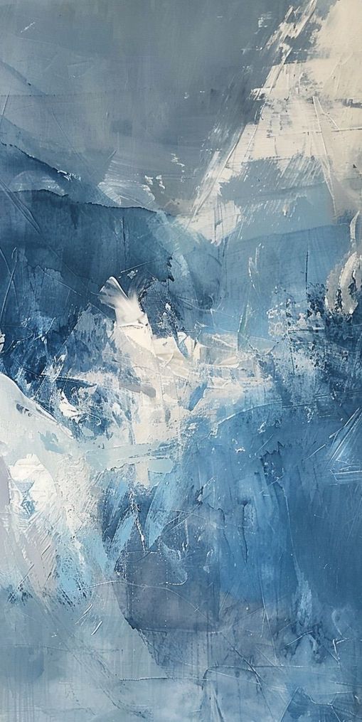 Blue slipping into white