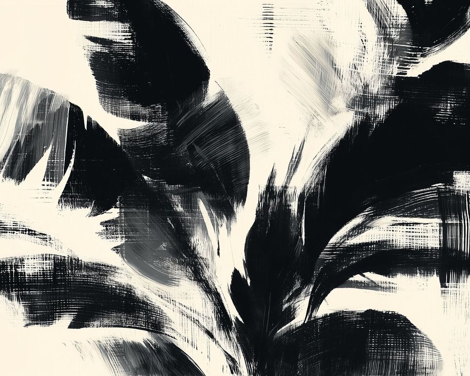 Black weight on off-white