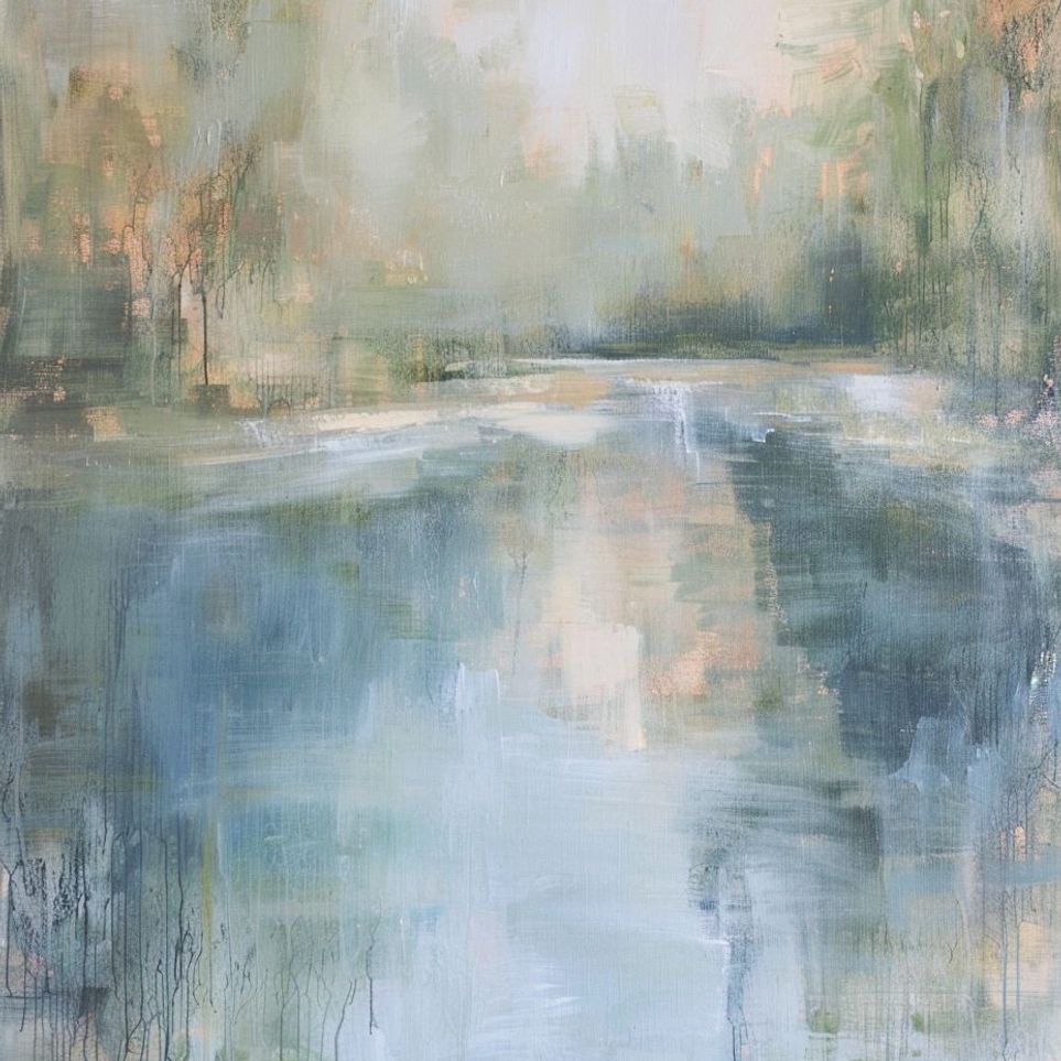 Mist over the river bend
