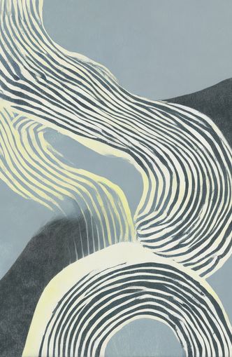 Curving stripes across the field