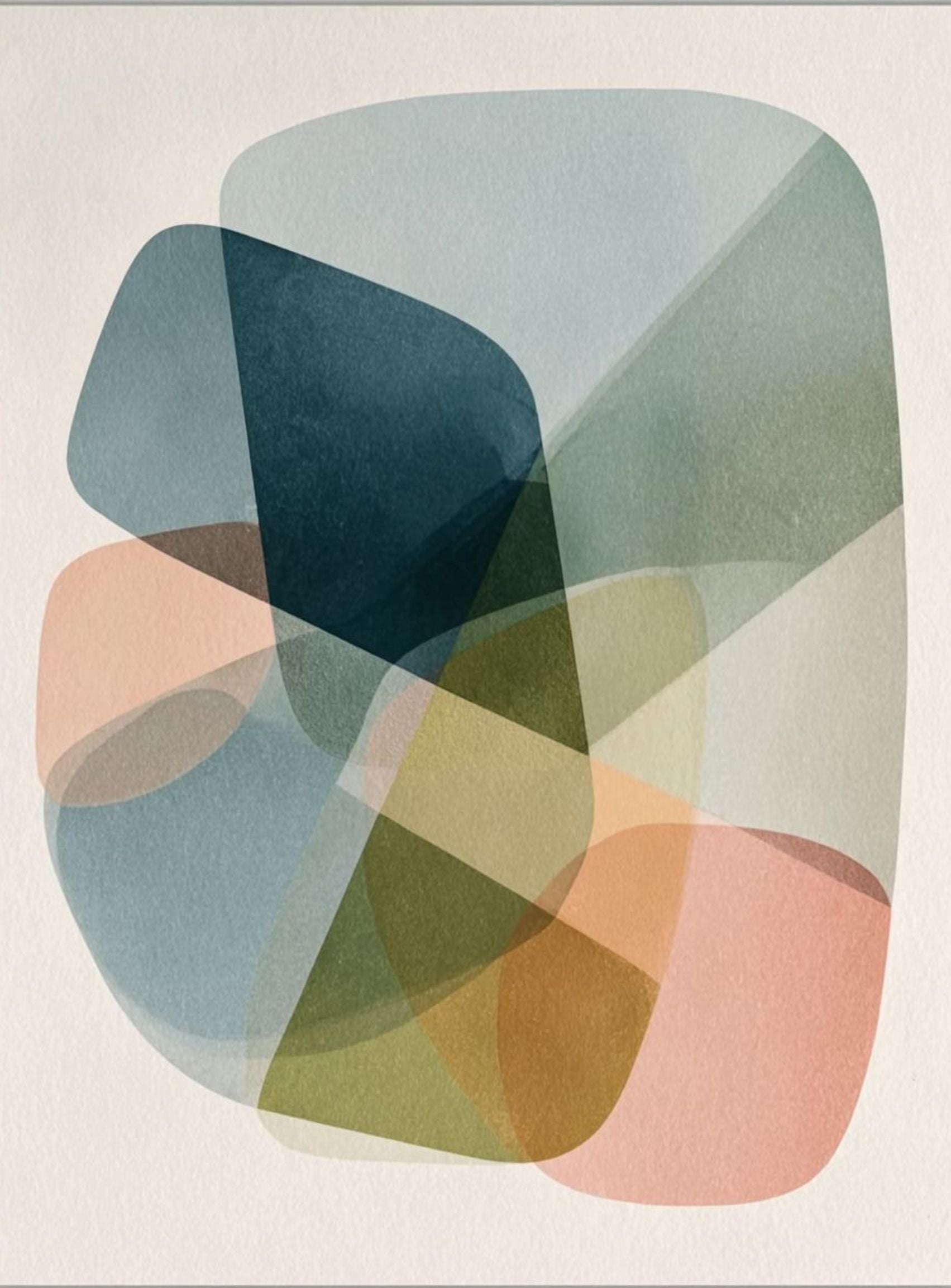 Layered translucent blocks
