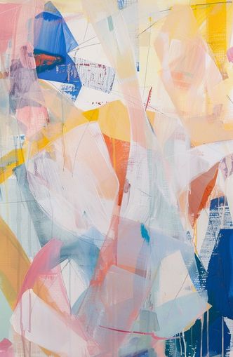 Translucent layers on canvas