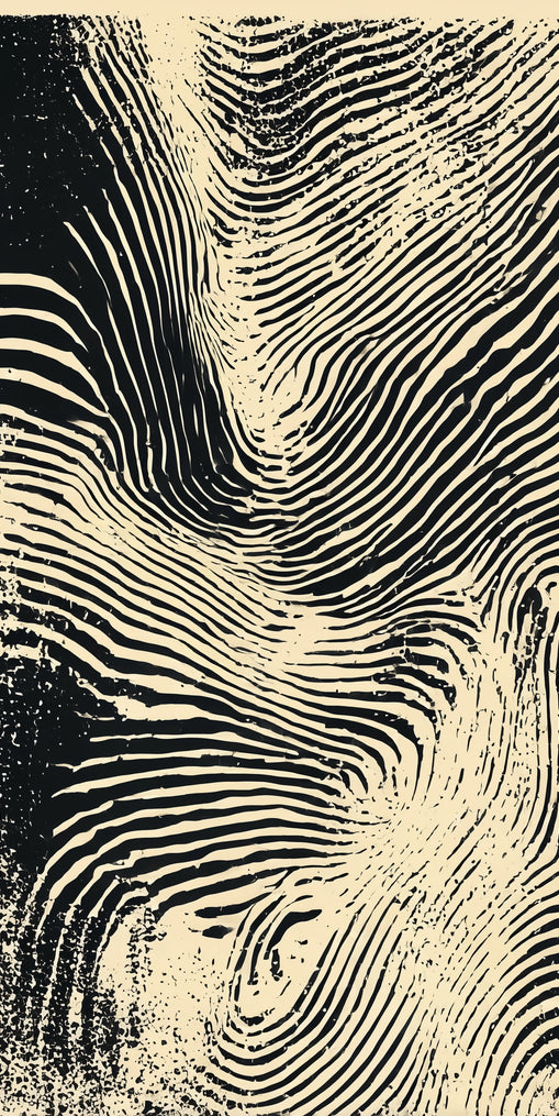 Black bands on cream drift