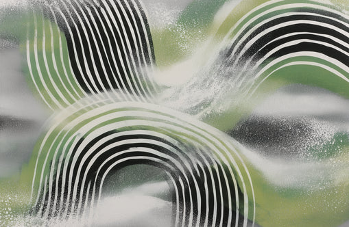 Stripes within the green haze