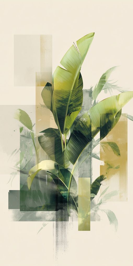 Leaves through quiet panels