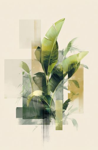 Leaves through quiet panels