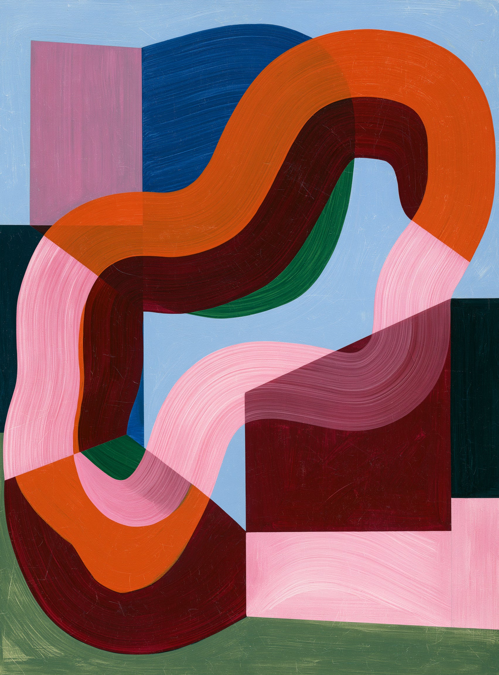 Pressure in the painted loop