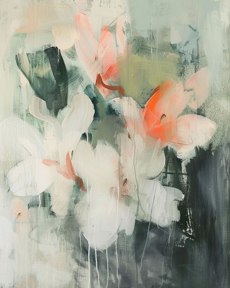 Coral flare in the bouquet