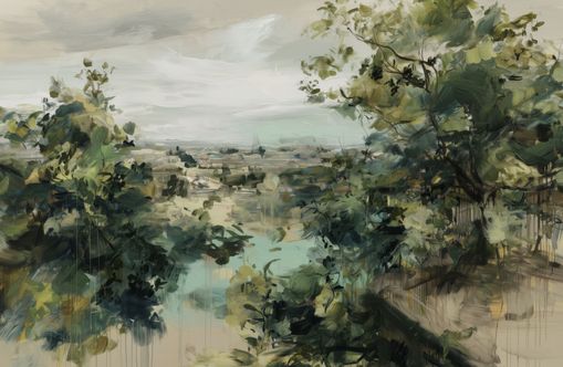 Layered Greens Before the Coast
