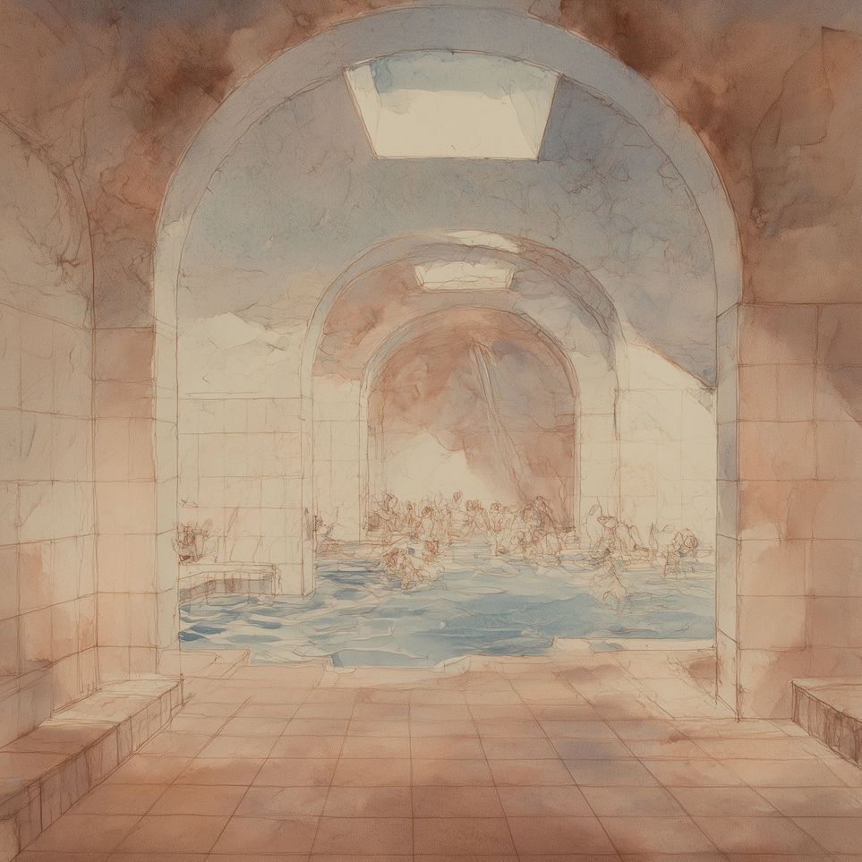 Steam under the arches