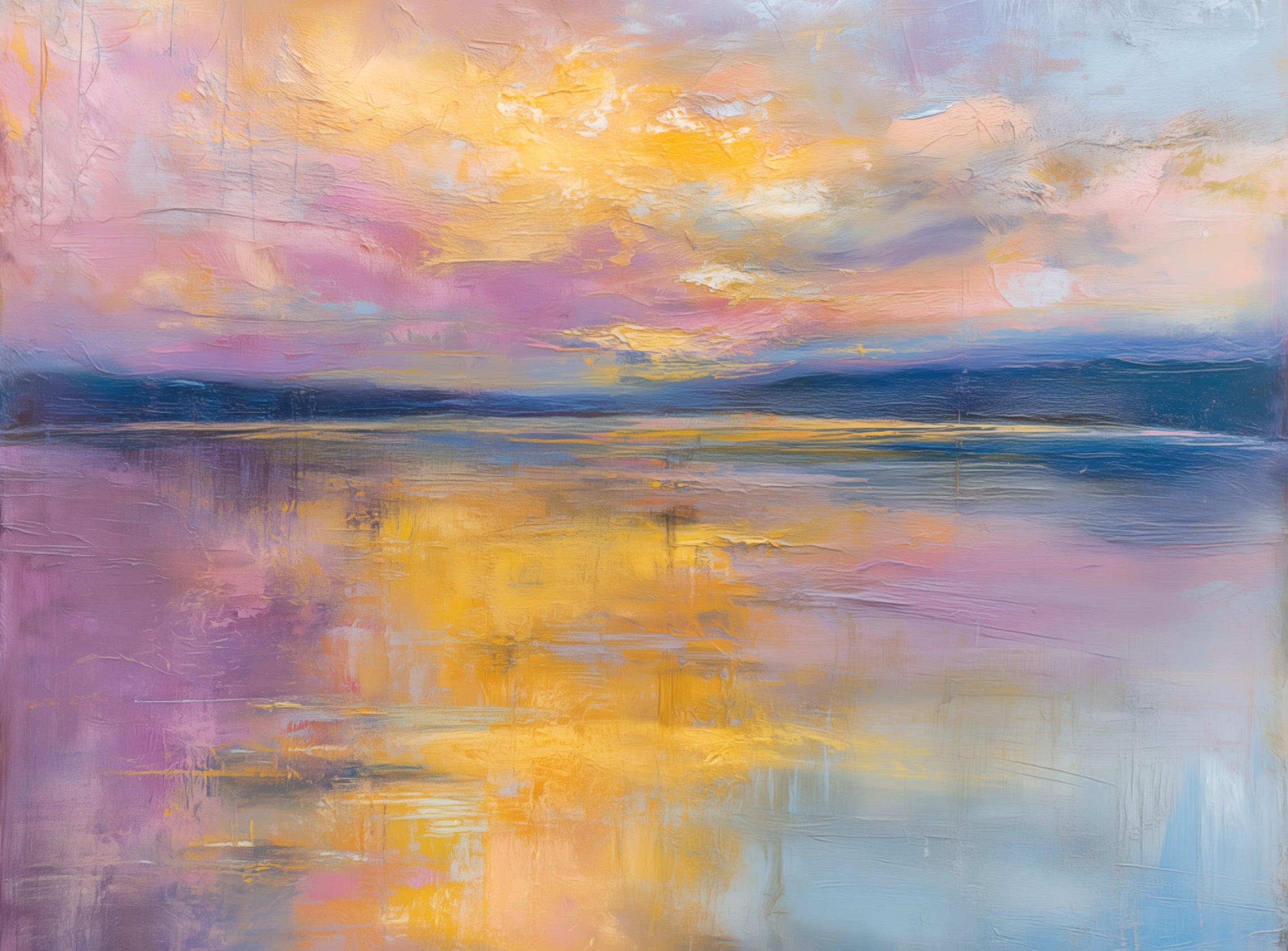 Lavendar Lakescape